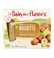 Krokante bio crackers met hazelnoot glutenvrij - thumbnail