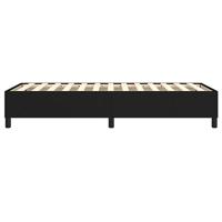 Bedframe zonder matras 80x200 cm stof zwart - thumbnail