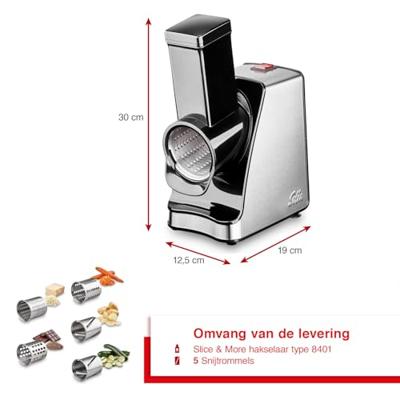 Solis 8401 Slice and More Multifunctionele Rasp RVS - thumbnail