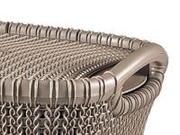 Curver Knit wasbox 57 liter bruin - thumbnail