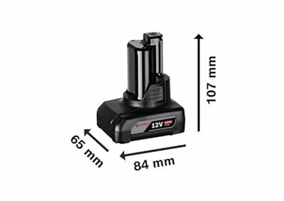 Bosch Blauw Accu GBA 12V 6.0Ah Li-Ion - 1600A00X7H - thumbnail