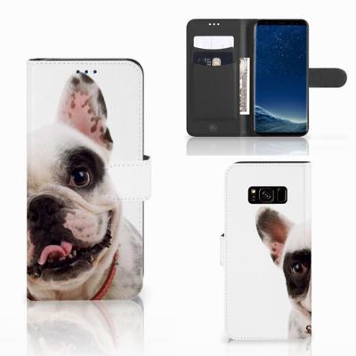 Samsung Galaxy S8 | Telefoonhoesje | Met pasjeshouder | Franse Bulldog Samsung Galaxy S8 | Telefoonhoesje | Met pasjeshouder | Franse Bulldog