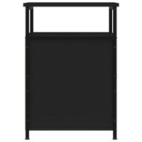 Nachtkastjes 2 st 40x42x60 cm bewerkt hout zwart - thumbnail