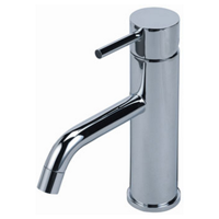 Wastafelkraan Plieger Milo 1-Gats met Waste Chroom - thumbnail