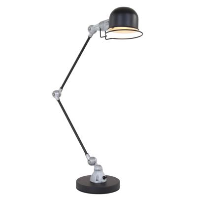 Steinhauer Landelijke bureaulampDavin zwart met vintage grijs - 7655ZW