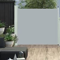 Tuinscherm uittrekbaar 100x300 cm grijs - thumbnail