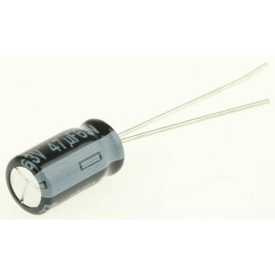 Panasonic Elektrolytische condensator Radiaal bedraad 2.5 mm 68 µF 35 V 20 % (Ø) 6.3 mm 1 stuk(s)
