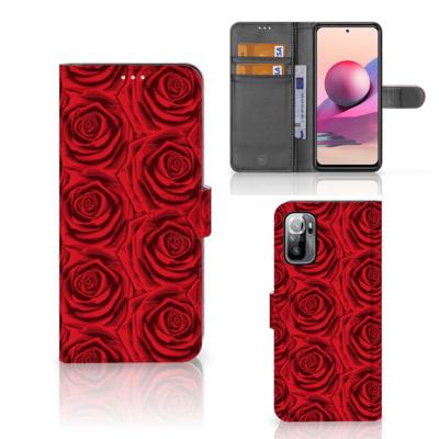 Xiaomi Redmi Note 10/10T 5G | Poco M3 Pro Hoesje Red Roses Xiaomi Redmi Note 10/10T 5G | Poco M3 Pro Hoesje Red Roses