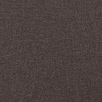 Eetkamerstoelen 2 st stof donkerbruin - thumbnail