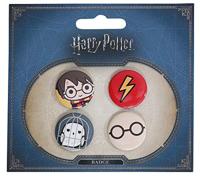Harry Potter Cutie Button Badge 4-Pack Harry Potter & Hedwig - thumbnail