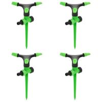 VidaXL Sproeiers 4 st 16x13,5x25,5 cm abs en pp groen en zwart - thumbnail
