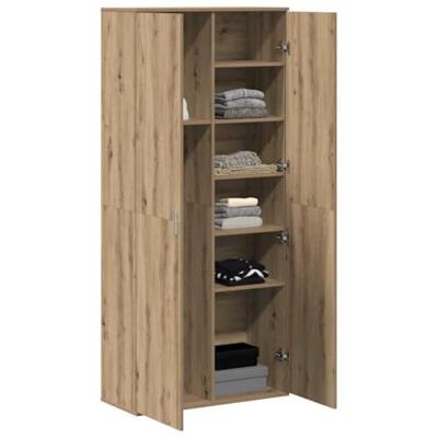 Hoogbord Artisan Eiken 80x35x180 cm Geengineerd Hout
