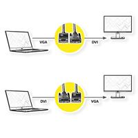 VALUE Monitorkabel DVI(18+5) / VGA M/M, 3 m - thumbnail