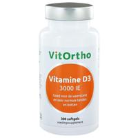 VitOrtho Vitamine D3 3000 IE Softgels 60st - thumbnail