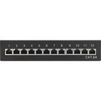 Renkforce 12 poorten Netwerkpatchbox CAT 6A 1 HE Ingericht - thumbnail