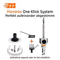 Gatzaag 57mm M42 45mm diep Mandrex Bi-metaal SpeedXcut met Quick Adapter - thumbnail