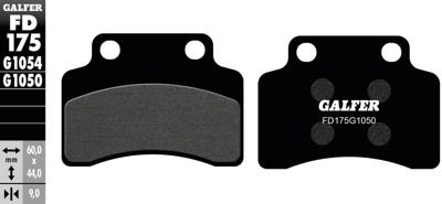 GALFER remblokken "fd205" brake pad fd175 g1050 organic