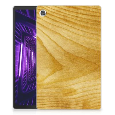 Lenovo Tab M10 Plus Silicone Tablet Hoes Licht Hout Lenovo Tab M10 Plus Silicone Tablet Hoes Licht Hout