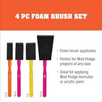 Mod Podge • decoupage sponskwasten 4stuks - thumbnail