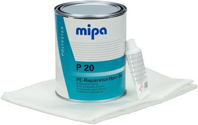 Mipa polyesterhars "p20 repair set 1 kg p20