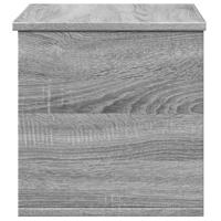 Opbergbox 60x35x35 cm bewerkt hout grijs sonoma eikenkleurig - thumbnail