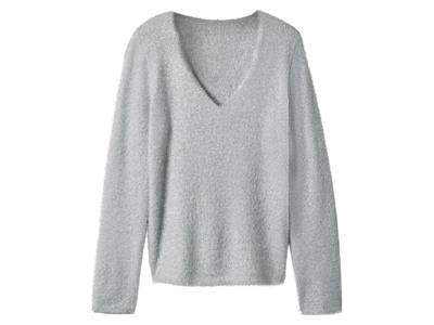 esmara Gebreide dames trui (Zilver, XS (32/34))