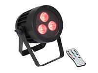 Eurolite LED IP PAR 3x8W QCL Spot DMX LED-lichteffect Aantal LEDs: 3 8 W Zwart - thumbnail