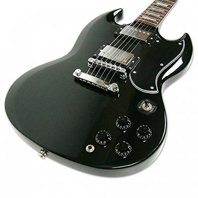 Vintage VS6B Reissued Boulevard Black elektrische gitaar