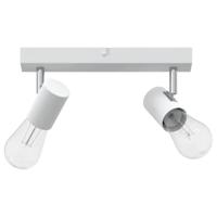 VidaXL Plafondspot met schijnwerpers wit 26 x 6,5 x 11,5 cm metaal - thumbnail