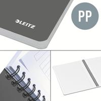 Leitz Office notitieboek, ft A5, kaft in PP, gelijnd, blauw - thumbnail
