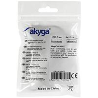 Akyga AK-AD-13 AK-AD-13 USB-hub 4 poorten USB-A USB 2.0 480 MBit/s Zwart - thumbnail
