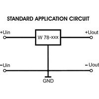 TRU COMPONENTS W78-3V3 Spanningsregelaar - DC/DC-schakelregelaar Verticaal Positief Vast 1 A - thumbnail