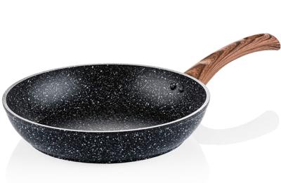 Westinghouse Koekenpan 26 cm Zwart Marmer Hout