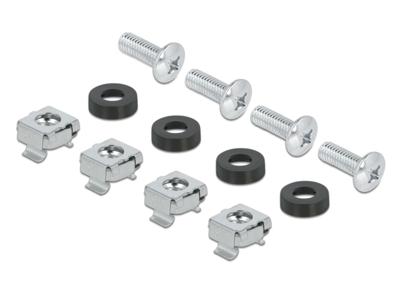 Delock 67031 19 inch Inschuifsysteem voor patchkast 1 HE Zwart