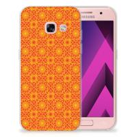Samsung Galaxy A3 2017 TPU bumper Batik Oranje - thumbnail