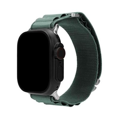 Mobilize Nylon Watch Band - Alpine - Titanium Connector - for Apple 42/44/45/49mm - Green