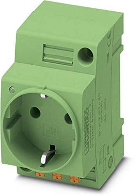 Phoenix Contact EO-CF/PT/LED/GN Schakelkastcontactdoos Groen 1 stuk(s)