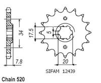ESJOT Sprocket 520 14z standard - thumbnail