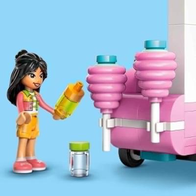 Lego friends 42643 suikerspinkraam en scooter - thumbnail