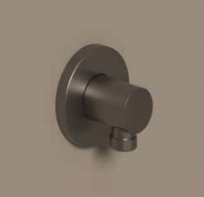 Wanduitlaat IVY 1/2 Geborsteld Nickel PVD