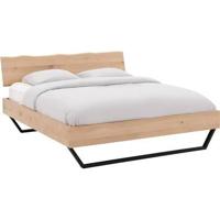 Goossens Bedframe Slade, Bedframe 180 x 200 cm hoofdbord organisch - thumbnail