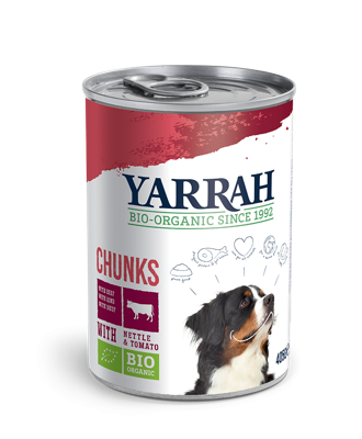 Yarrah Dog Brokjes Saus Rund 405gr Yarrah Dog Brokjes Saus Rund 405gr