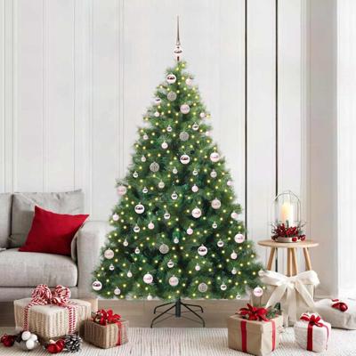 Kunstkerstboom met 300 LED met standaard Groen 180 cm PE en PVC