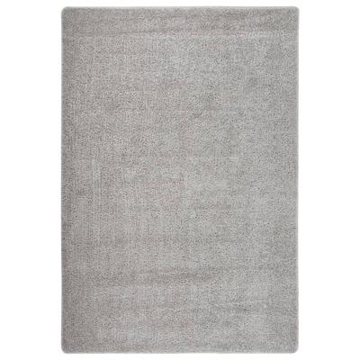 VidaXL Vloerkleed shaggy anti-slip 120x170 cm lichtgrijs