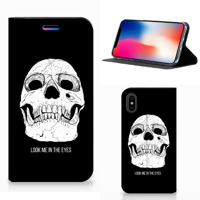 Mobiel BookCase Apple iPhone X | Xs Skull Eyes - thumbnail