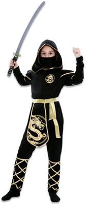 Gouden Ninja Kostuum Meisje