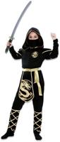 Gouden Ninja Kostuum Meisje - thumbnail