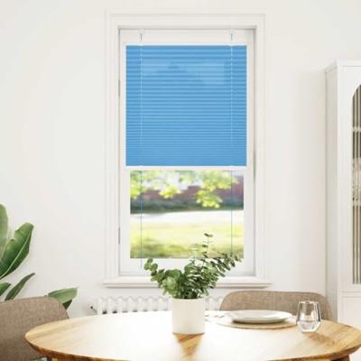 VidaXL Plissé rolgordijn 65x100 cm stofbreedte 64,4 cm polyester blauw VidaXL Plissé rolgordijn 65x100 cm stofbreedte 64,4 cm polyester blauw