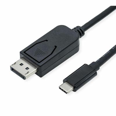 ROLINE USB type C - DisplayPort adapterkabel, v1.4, M/M, 2 m ROLINE USB type C - DisplayPort adapterkabel, v1.4, M/M, 2 m
