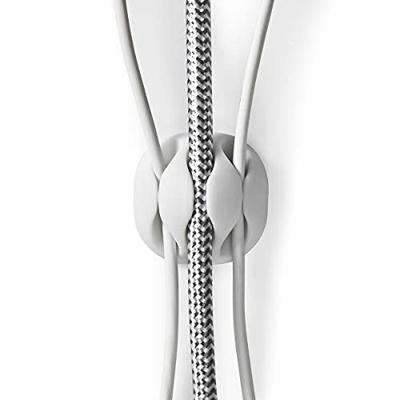 Kabelmanagement | Kabelclip | Vergrendeld | 4 Stuks | Maximale kabeldikte: 5 mm | TPE | Wit Kabelmanagement | Kabelclip | Vergrendeld | 4 Stuks | Maximale kabeldikte: 5 mm | TPE | Wit